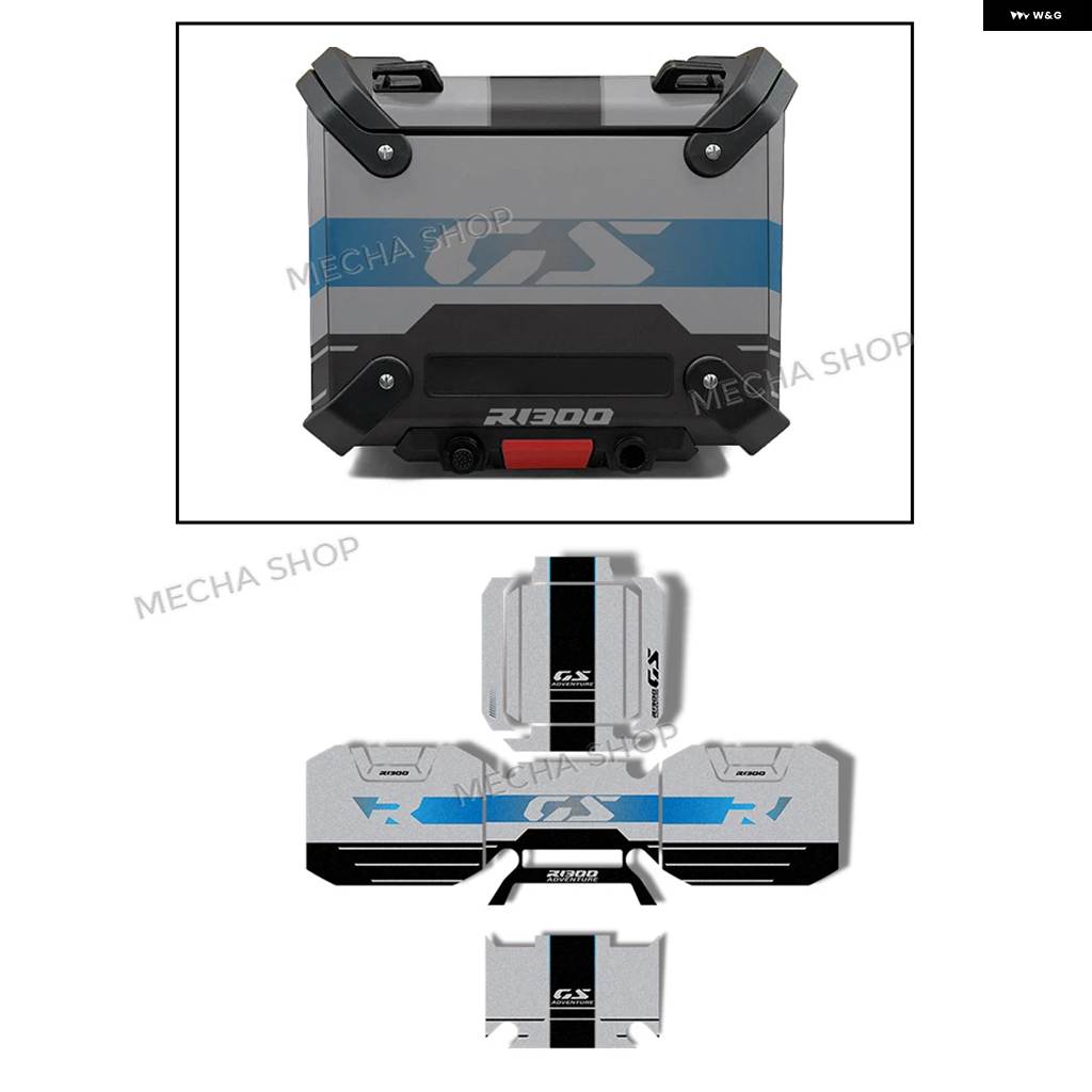 並行輸入品R1300GS ADV アドベンチャー 2025 バイク ステッカー サイド ボックス パニアケース キャリア デカール_4