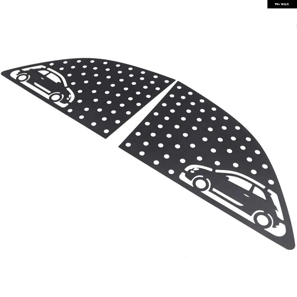 並行輸入品】フィアット 500 2007-2025 アルミ ブラック リア三角