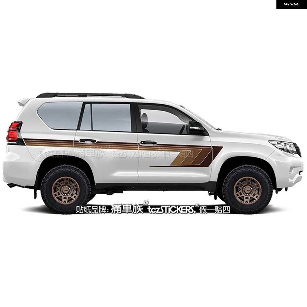 並行輸入品ステッカー トヨタ プラド LC150 外観レトロスポーツ