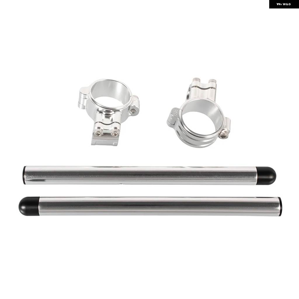 並行輸入品48MM バイク クリップオン 7/8インチ 22MM CNCアルミ ハンドルバー CBR600RR 2005-2019の画像