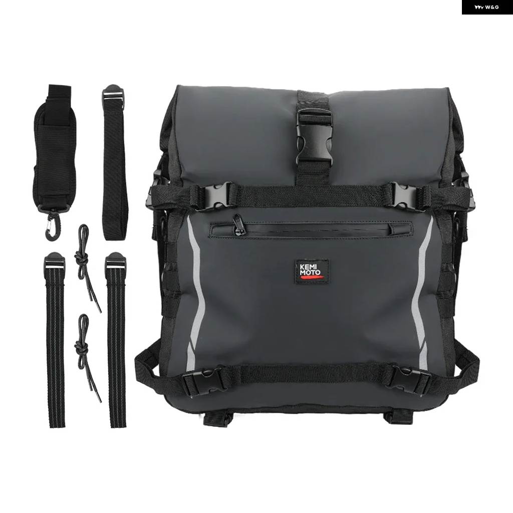 並行輸入品バイク サドルバッグ 18L 防水 サイドバッグ ホンダ CT125 トレイル 125 レブル カワサキ エリミネーター_1
