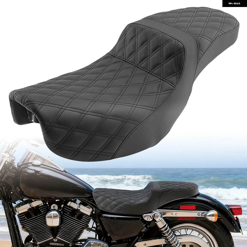 並行輸入品オートバイ ツーアップシート クッション 運転席側 助手席側