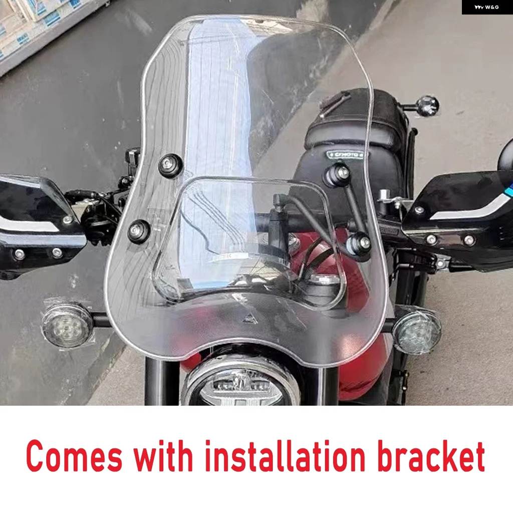 並行輸入品オートバイ 450CLC 風防エクステンション 風防 ウィンドデフレクター ブラケット CFMOTO CLC450 45