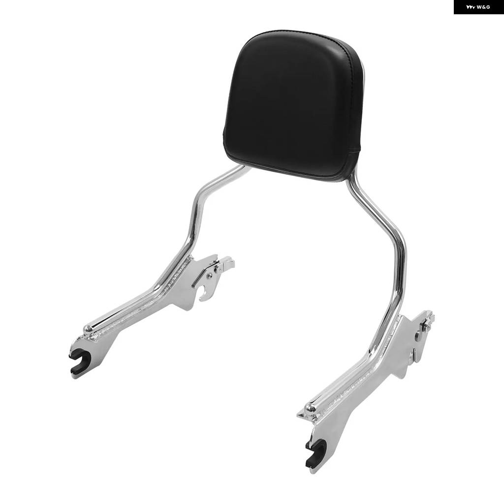 並行輸入品バイク シーシーバー バックレスト ラゲッジラック ハーレー ファットボーイ FLFB FXBR FLFBS FXBRSの画像