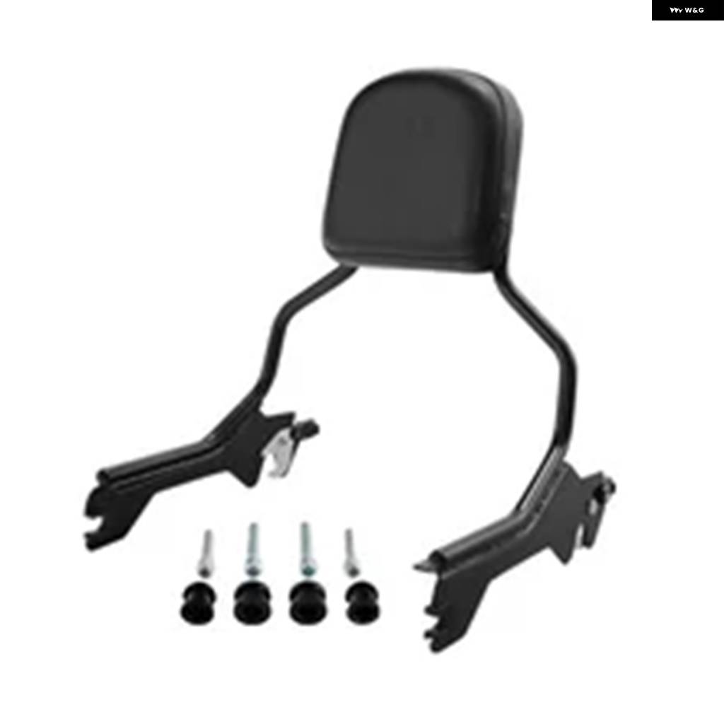 並行輸入品バイク シーシーバー バックレスト ラゲッジラック ハーレー ファットボーイ FLFB FXBR FLFBS FXBRSの画像