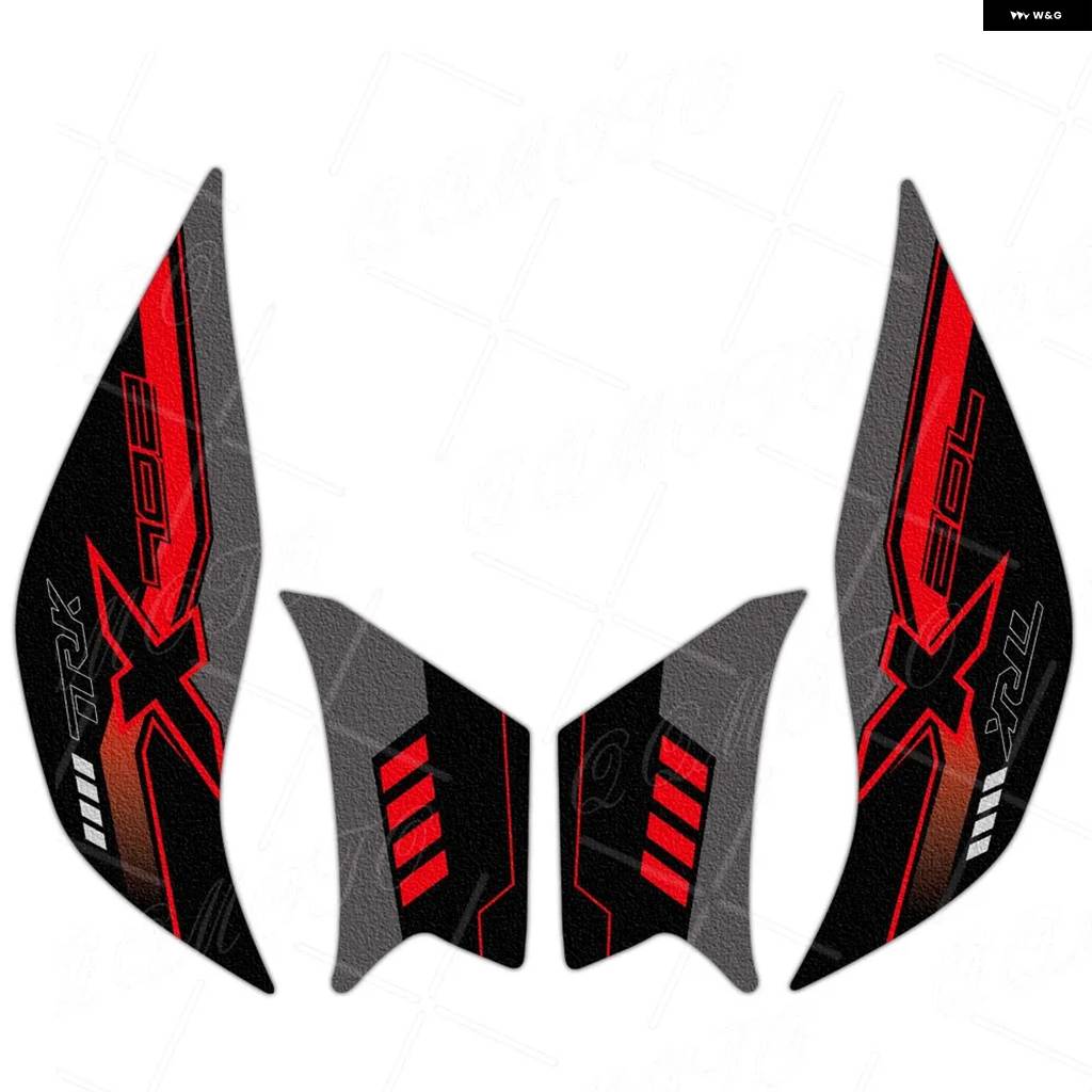 並行輸入品バイク アクセサリー 厚手フロステッド燃料タンク ステッカー プロテクター トラクション パッド デカール TRK702 TRK702X_6
