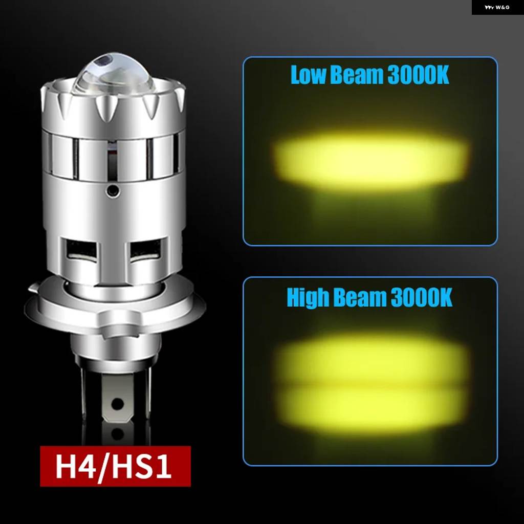 ブランド登録なし - 並行輸入品 スズキ SV650 自動二輪車 H4 LED 水晶体 前照灯 レトロ ハイロービーム エンデューロ HS1 9003 モト 向こう正面照明ランプ