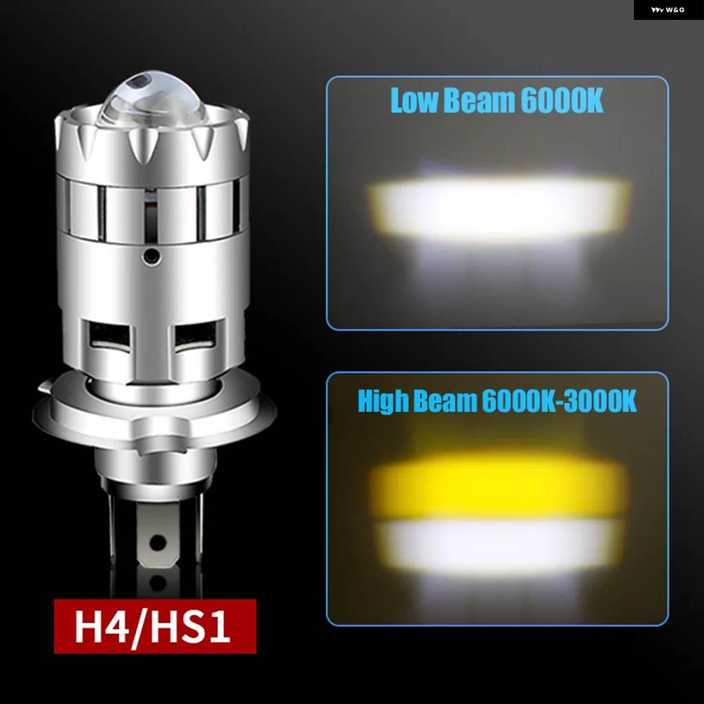 ブランド登録なし - 並行輸入品 スズキ SV650 自動二輪車 H4 LED 水晶体 前照灯 レトロ ハイロービーム エンデューロ HS1 9003 モト 向こう正面照明ランプ