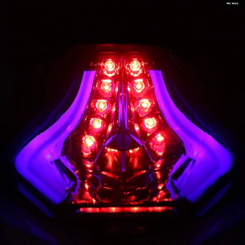 並行輸入品 バイク LED テールライト モト リア ブレーキライト インジケーター ランプ ヤマハ MT03 MT25 2014-2020 R3 R25 2013-2020 MT07の画像