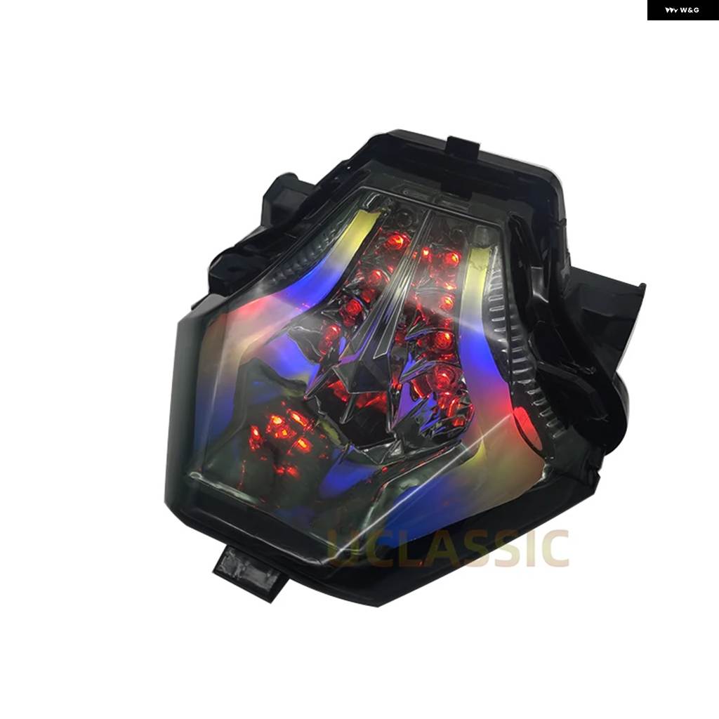並行輸入品 バイク LED テールライト モト リア ブレーキライト インジケーター ランプ ヤマハ MT03 MT25 2014-2020 R3 R25 2013-2020 MT07の画像
