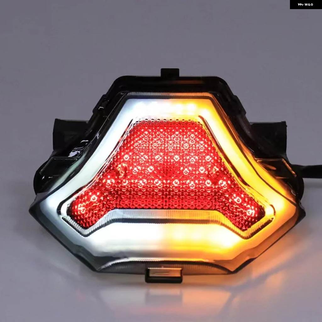 並行輸入品 バイク LED テールライト モト リア ブレーキライト インジケーター ランプ ヤマハ MT03 MT25 2014-2020 R3 R25 2013-2020 MT07の画像