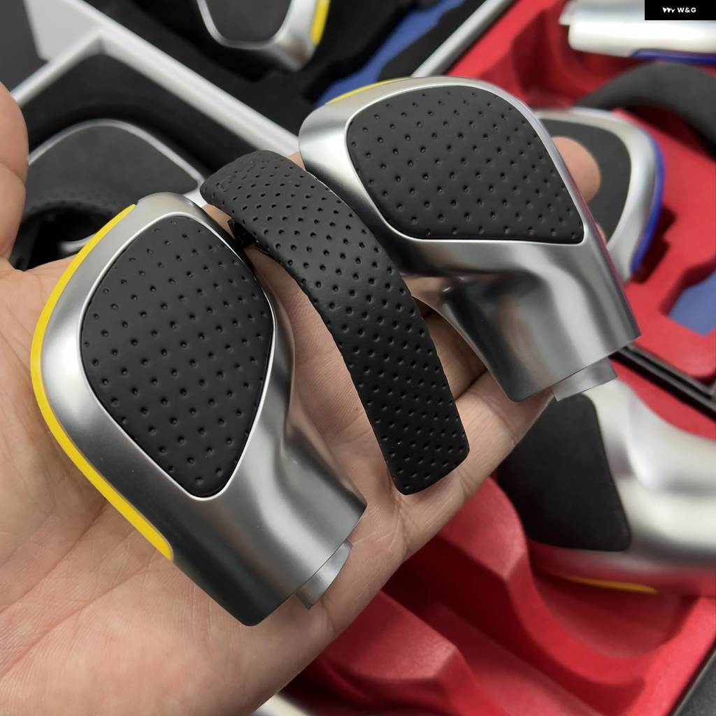 並行輸入品 ブラックレザー ギア シフト ノブサイドカバー マットDSG VW GOLF 6 7 R G TI PASSAT B7 B8 CC R20 JETTA MK6 GLI | ブランド登録なし | 09