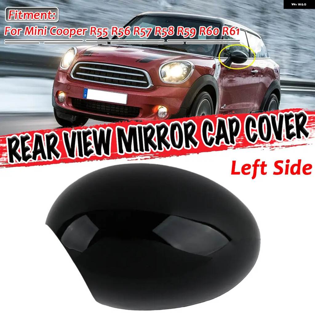 並行輸入品 カードア サイドウィング バックミラー カバー キャップ BMW MINI COOPER R55 R56 R57 R58 R59 R61 バックミラー カバーの画像