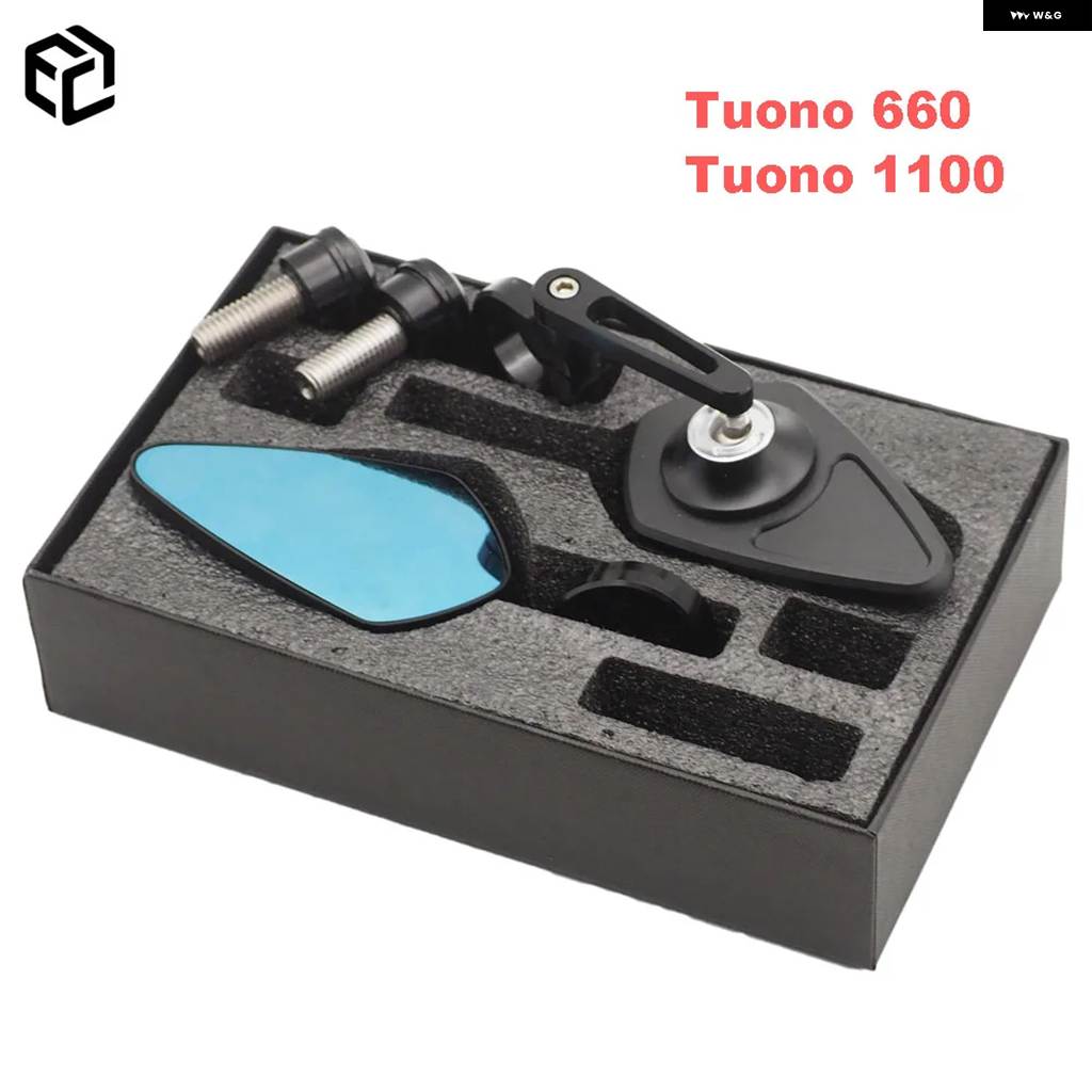 並行輸入品 バイク バックミラー アプリリア RS125 660 50 TUONO 660 1100 RSV4 ハンドルバー モト アルミの画像