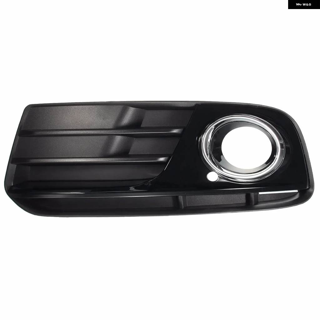 並行輸入品 ブラック フロント バンパー グリル アウディ Q5 2013 - 17 フロント バンパー フォグライト ランプ カバー グリル 8R0807681の画像