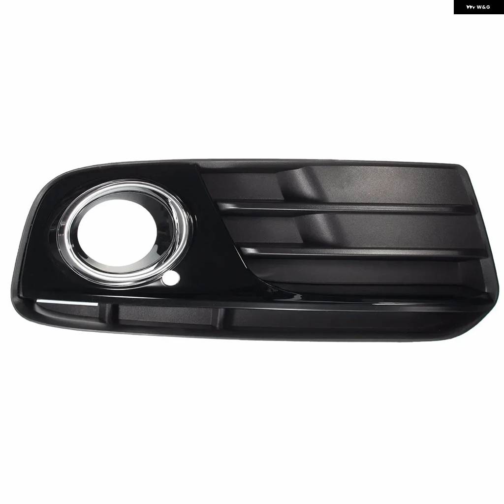 並行輸入品 ブラック フロント バンパー グリル アウディ Q5 2013 - 17 フロント バンパー フォグライト ランプ カバー グリル 8R0807681の画像