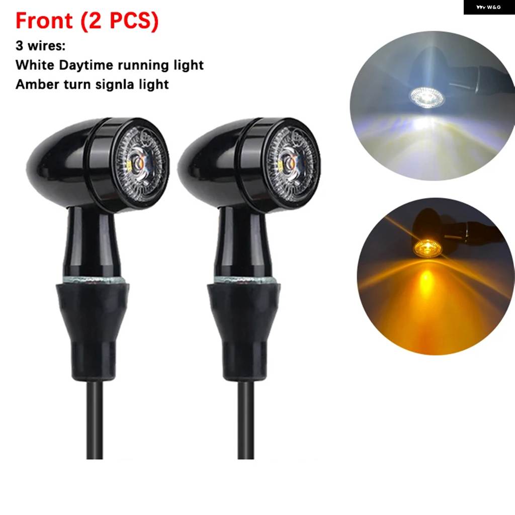 並行輸入品 E32 EMARK バレット マイクロ LED ウィンカーライト 3IN1 ウィンカー インジケーター リアブレーキ ストップ テールライト ハーの画像