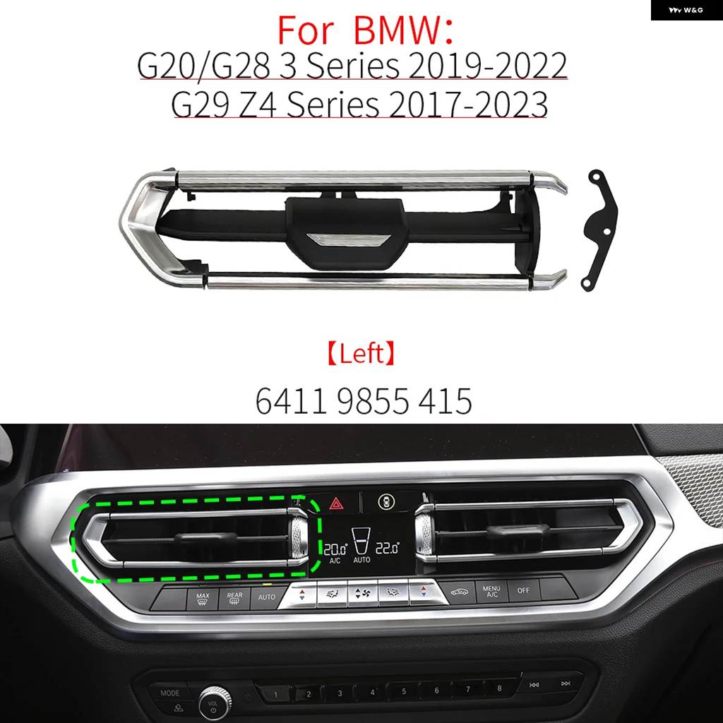 ブランド登録なし - 並行輸入品 BMW G20 G29 G01 車用 向こう正面 エアベント 食べ物屋 ゼムクリップ 刈り込み 一部分 空調設備 吹逃げ道 リペアキット B