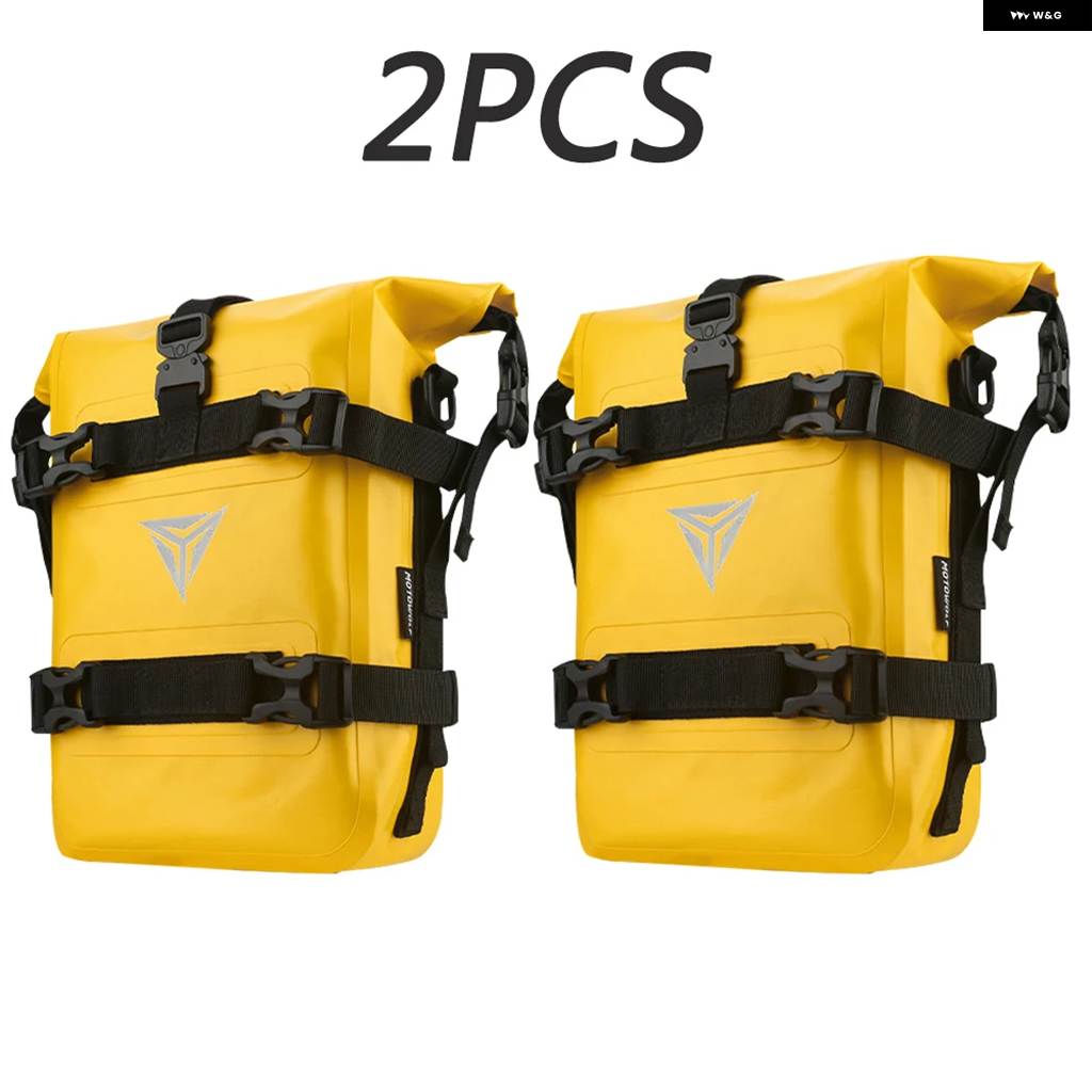 並行輸入品 バイクフロント バンパー バッグ テールバッグ バイクサイドバッグ 8L 完全 防水 モトサドルパニアバッグの画像