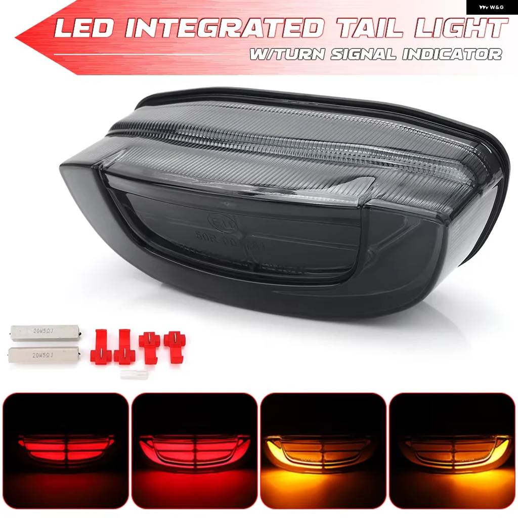 並行輸入品 バイク LED ブレーキ テールライト ウィンカー インジケーター モトリアストップランプ テールライト ホンダ CB250Rの画像