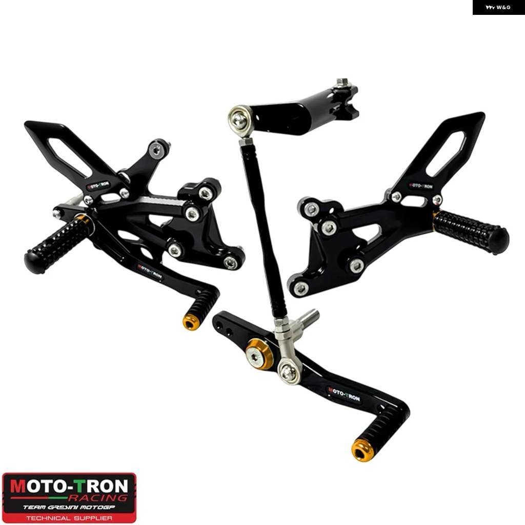 並行輸入品 MOTO-TRON バイク リアセット フットレスト フットレスト トライアンフ 765RS 2020-2021-2022-2023-2024-2025の画像