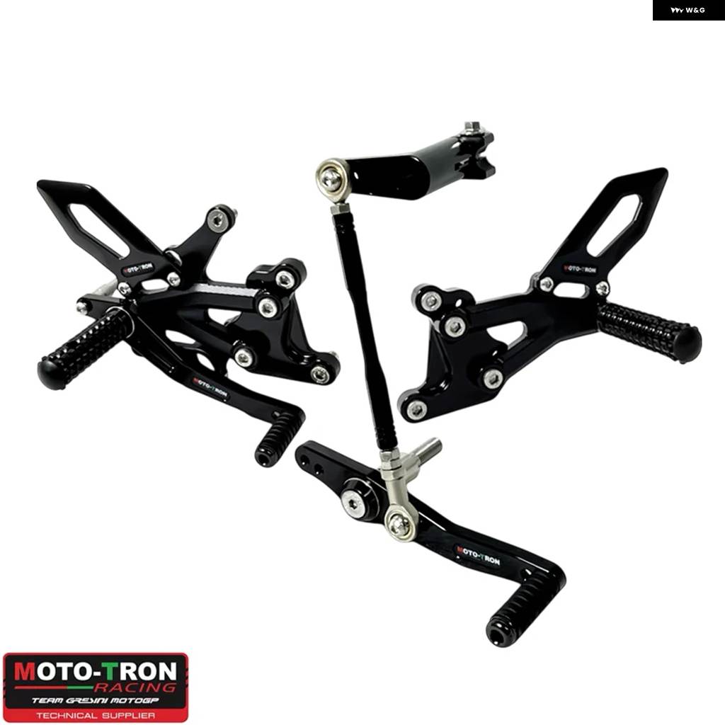 並行輸入品 MOTO-TRON バイク リアセット フットレスト フットレスト トライアンフ 765RS 2020-2021-2022-2023-2024-2025の画像