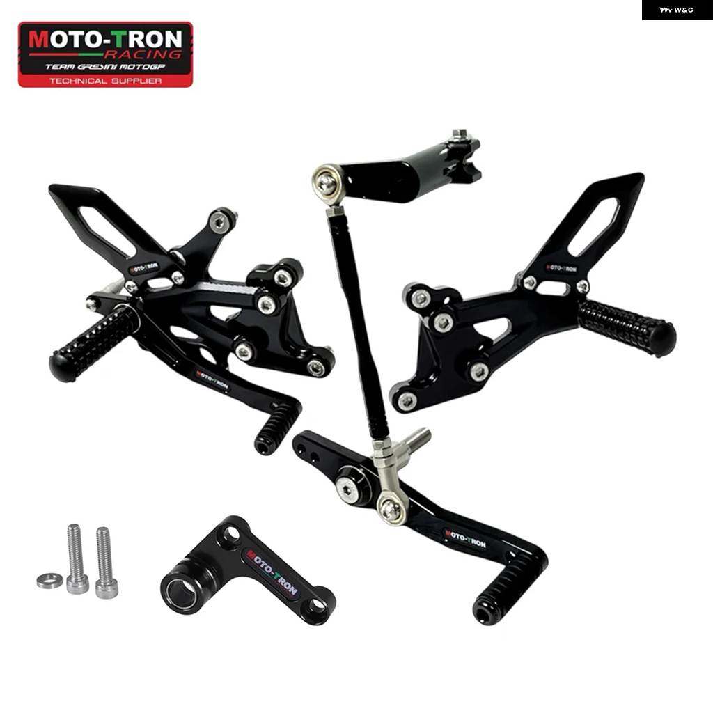 並行輸入品 MOTO-TRON バイク リアセット フットレスト フットレスト トライアンフ 765RS 2020-2021-2022-2023-2024-2025の画像