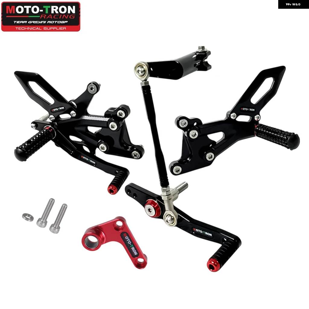 並行輸入品 MOTO-TRON バイク リアセット フットレスト フットレスト トライアンフ 765RS 2020-2021-2022-2023-2024-2025の画像