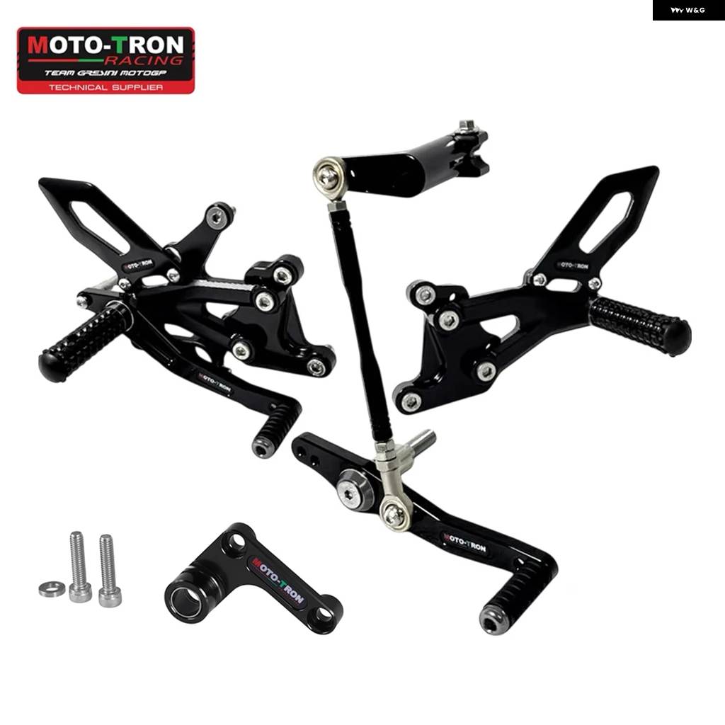 並行輸入品 MOTO-TRON バイク リアセット フットレスト フットレスト トライアンフ 765RS 2020-2021-2022-2023-2024-2025の画像