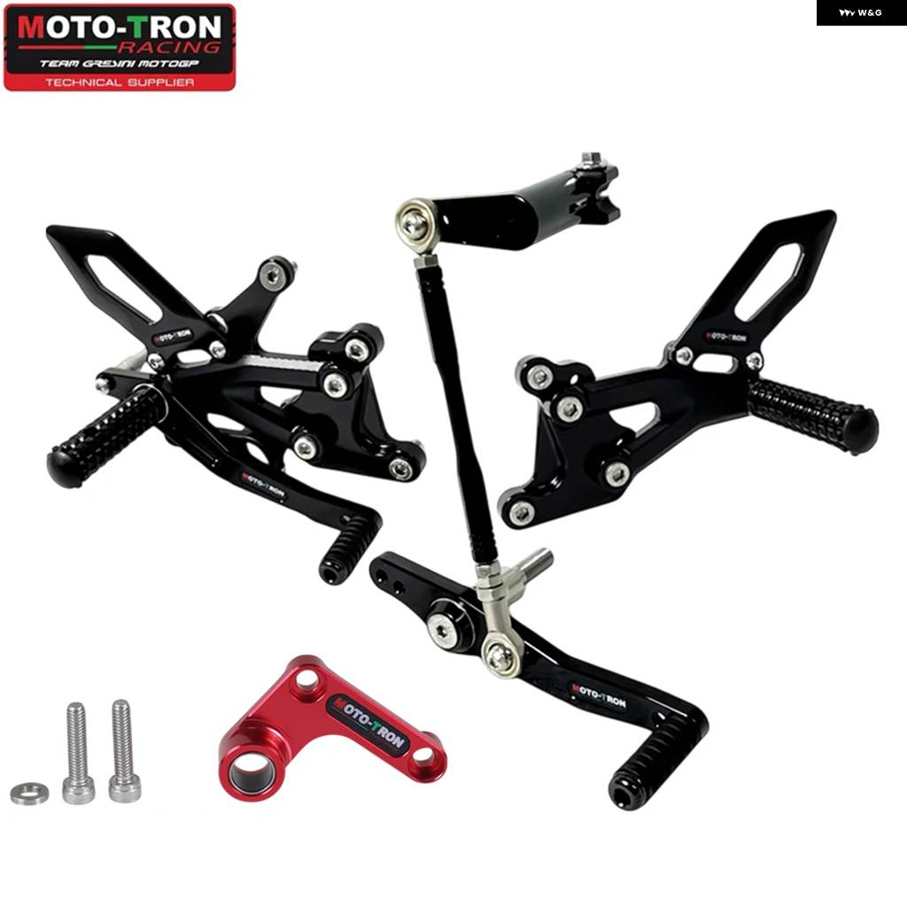 並行輸入品 MOTO-TRON バイク リアセット フットレスト フットレスト トライアンフ 765RS 2020-2021-2022-2023-2024-2025の画像