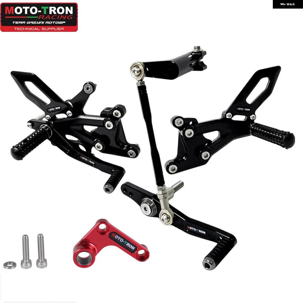 並行輸入品 MOTO-TRON バイク リアセット フットレスト フットレスト トライアンフ 765RS 2020-2021-2022-2023-2024-2025の画像