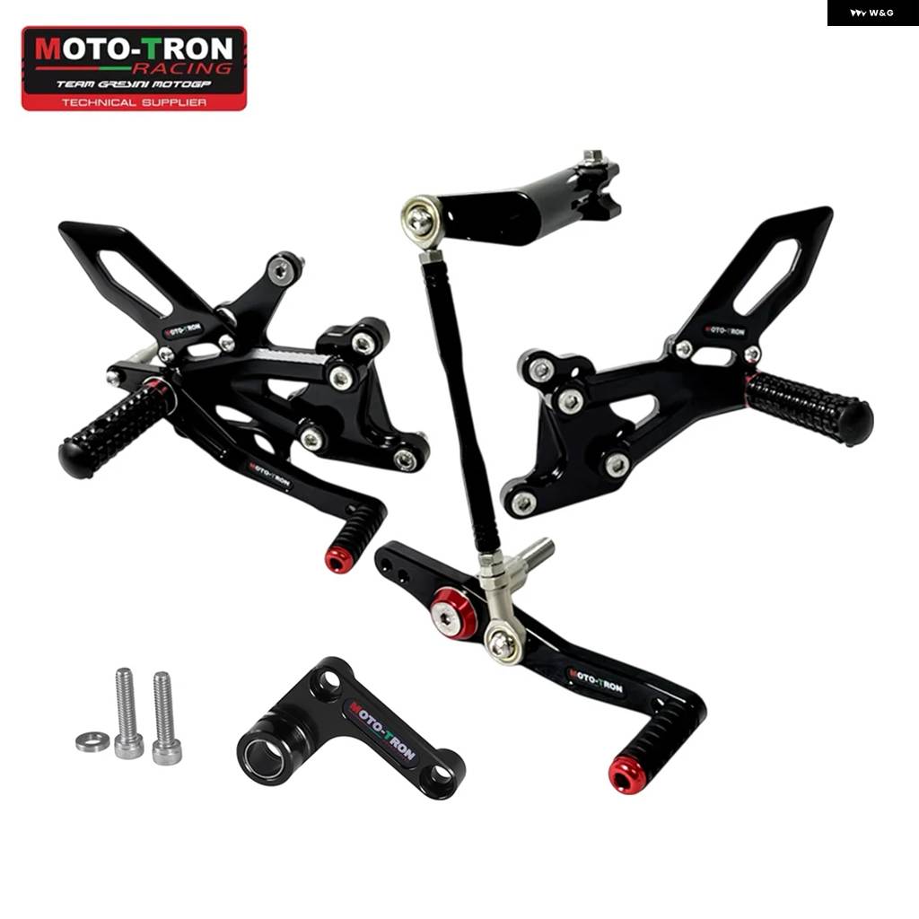 並行輸入品 MOTO-TRON バイク リアセット フットレスト フットレスト トライアンフ 765RS 2020-2021-2022-2023-2024-2025の画像