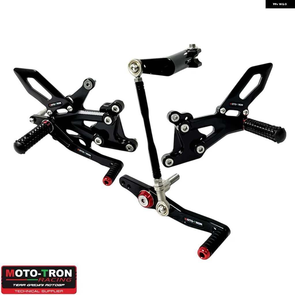 並行輸入品 MOTO-TRON バイク リアセット フットレスト フットレスト トライアンフ 765RS 2020-2021-2022-2023-2024-2025の画像