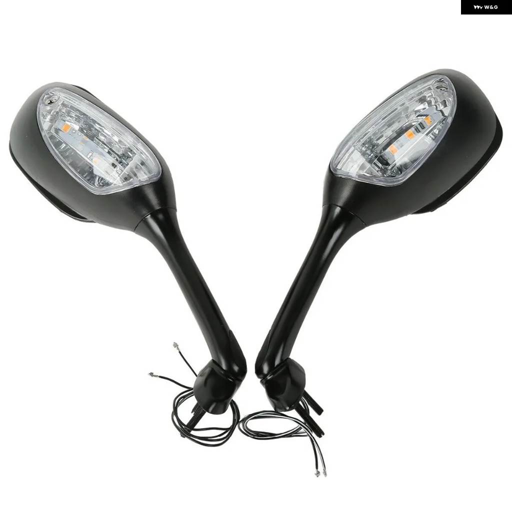並行輸入品 LED スモーク リアビュー サイドミラー ウィンカーライト K6 K8 GSXR600 750 2006-2010 /K5 K7 GSXR1000 2005-2008の画像