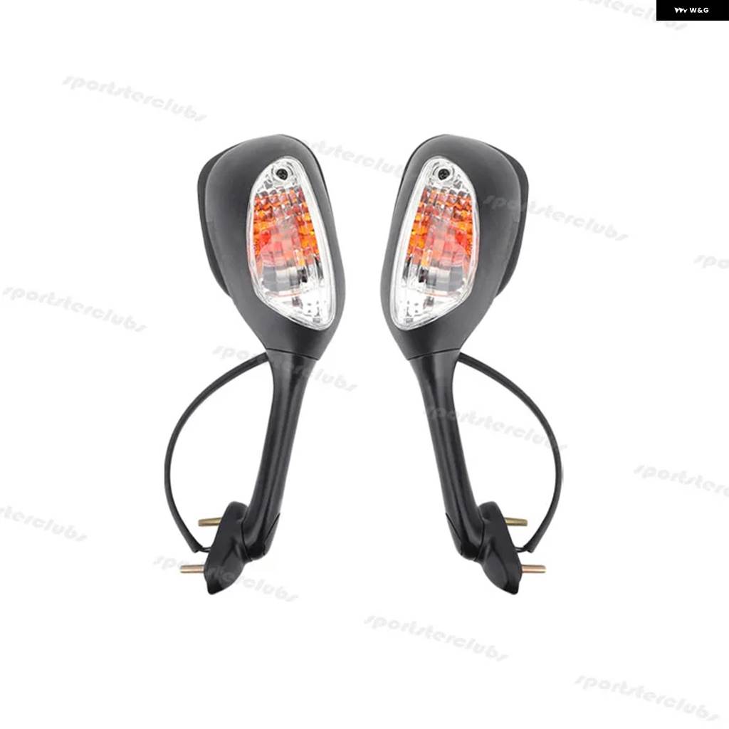 並行輸入品 LED スモーク リアビュー サイドミラー ウィンカーライト K6 K8 GSXR600 750 2006-2010 /K5 K7 GSXR1000 2005-2008の画像