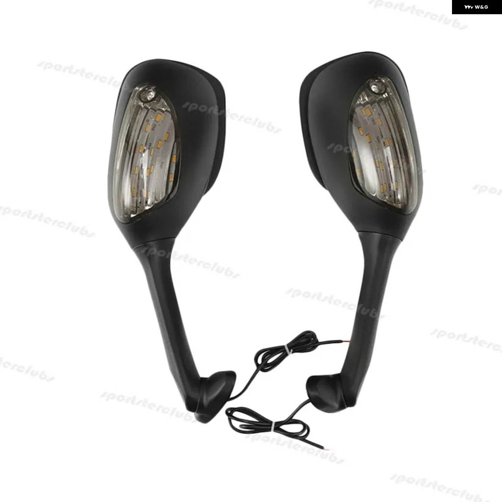 並行輸入品 LED スモーク リアビュー サイドミラー ウィンカーライト K6 K8 GSXR600 750 2006-2010 /K5 K7 GSXR1000 2005-2008の画像
