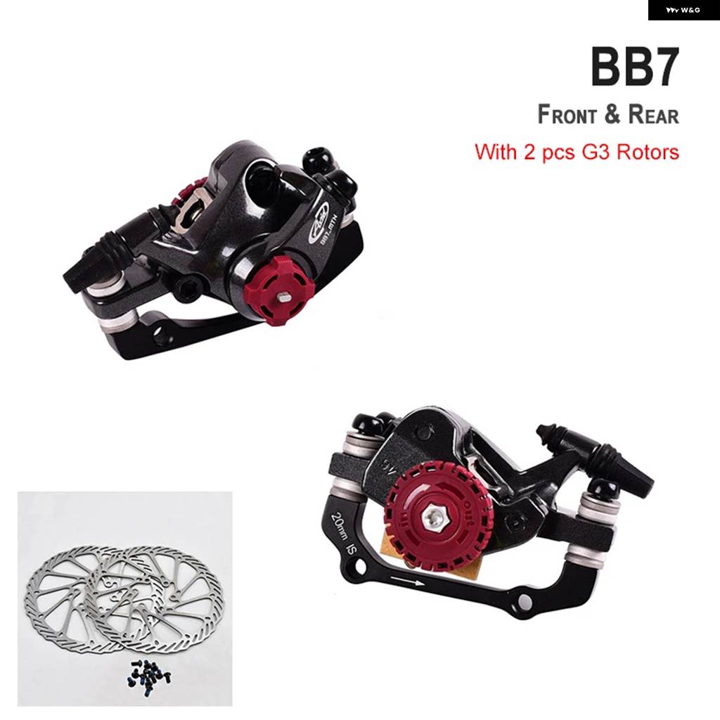 並行輸入品 マウンテン バイク ディスクブレーキセット AVID BB7 ラインプリング メカニカル MTB 自転車 ブレーキ キャリパー フの画像