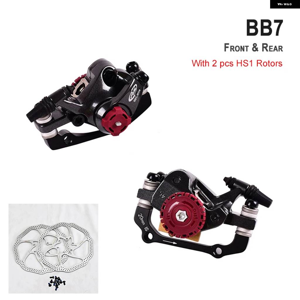 並行輸入品 マウンテン バイク ディスクブレーキセット AVID BB7 ラインプリング メカニカル MTB 自転車 ブレーキ キャリパー フの画像
