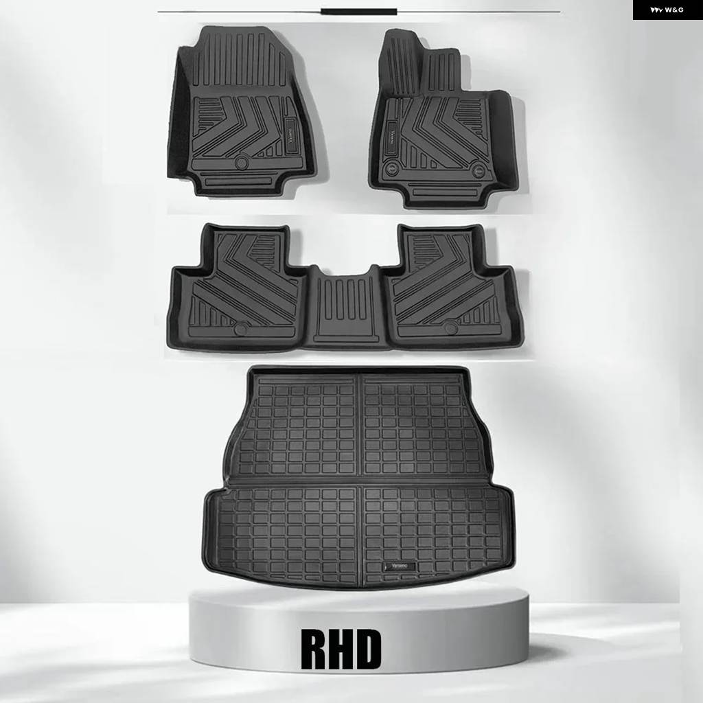 並行輸入品 トヨタ RAV4 2020 - 24インチ 全ウェザー型 防水 トランク バックレストマット プロテクター 用 車用フロアマットの画像