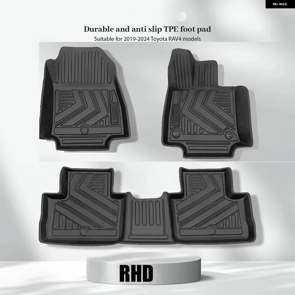 並行輸入品 トヨタ RAV4 2020 - 24インチ 全ウェザー型 防水 トランク バックレストマット プロテクター 用 車用フロアマットの画像