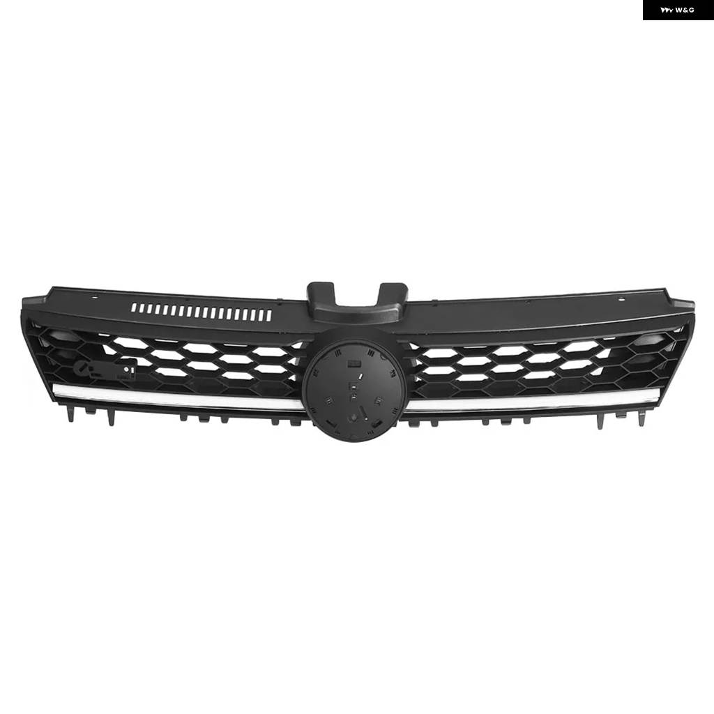 並行輸入品 ABSフロント グリル センター グリル ハニカムメッシュ フォルクスワーゲン ゴルフ 7 MK7 2014 2015 2016用の画像