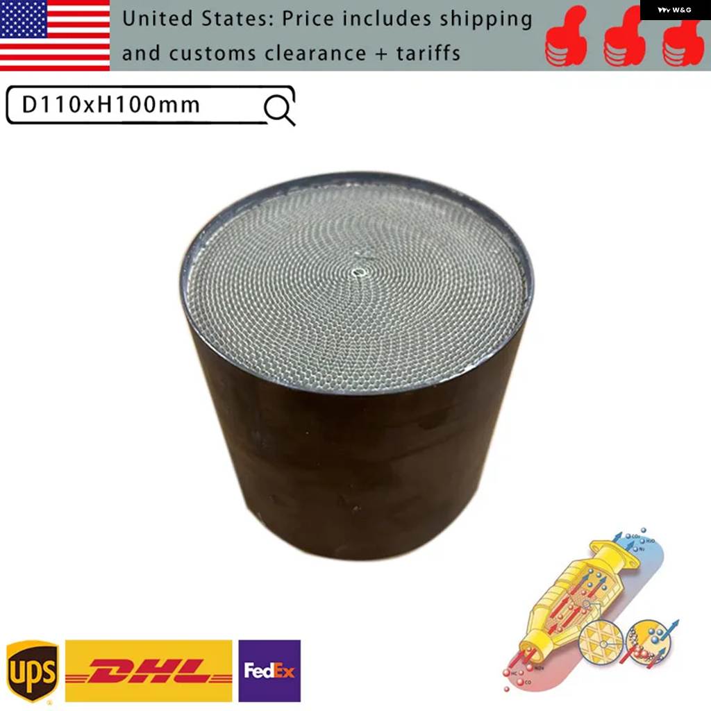 素材用触媒 並行輸入品 触媒コンバーター 110X100MM EURO 5規格 三元コンバーター
