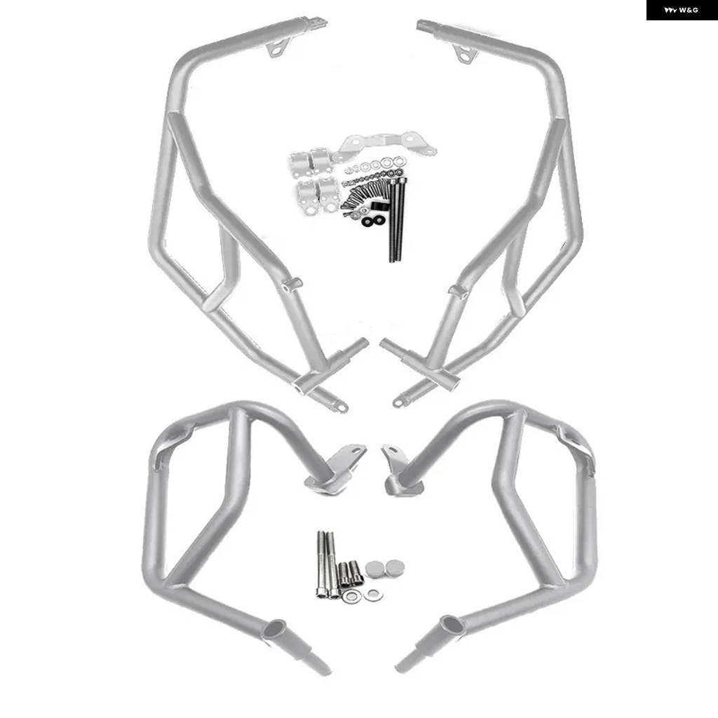並行輸入品 BMW 2024-2025用 バイク エンジン ガード クラッシュ バー 304 ステンレス フレーム バンパー フェアリング プロテク_4