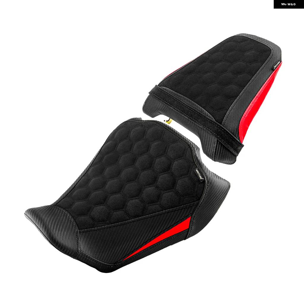 並行輸入品 タンデムシート クッションセット パッド ホンダ CB650R 2024 2025 フロント/リア シート パッド カバーの画像