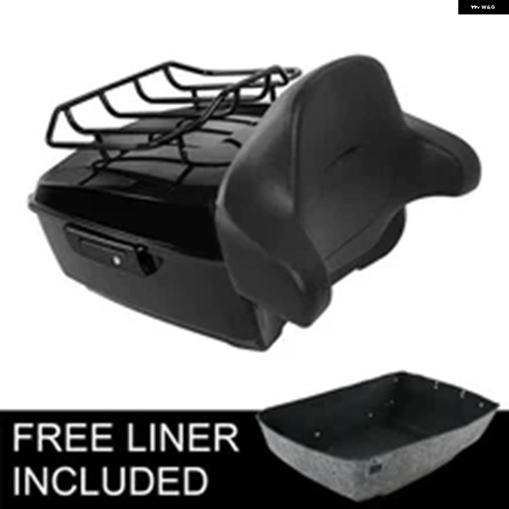 並行輸入品 バイク キング トランク バックレスト パッド ラック ハーレー ツーリング ロードキング ストリートグライド