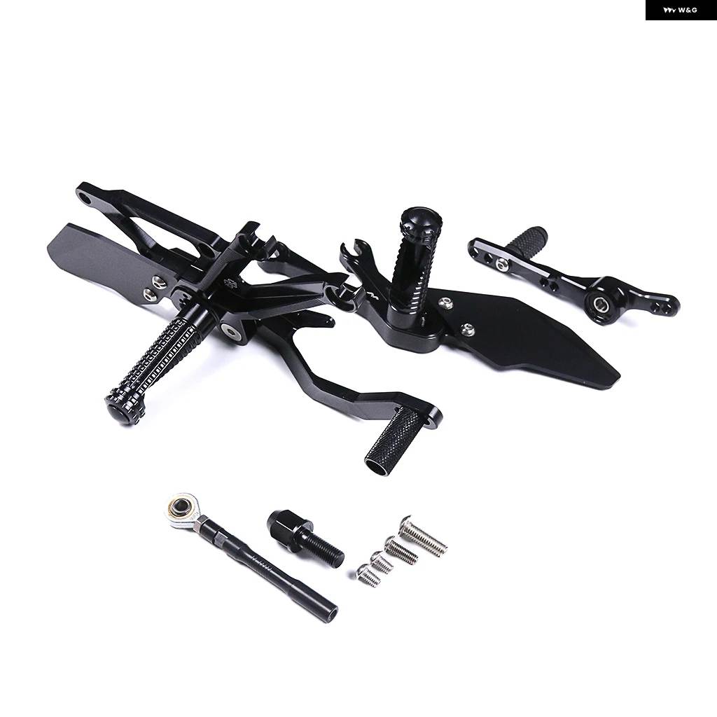 並行輸入品 YZFR7 2023 2024 オートバイ フットレスト リア フットペグ ペダルセット ヒールガード シフト レバー フットペグ ヤ_1