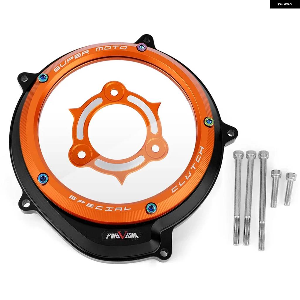 並行輸入品 バイク レーシング クリア クラッチ カバー スプリング リテーナー R KTM 1290 SUPERDUKE R /GT 2014-2024 1050 ADV_1