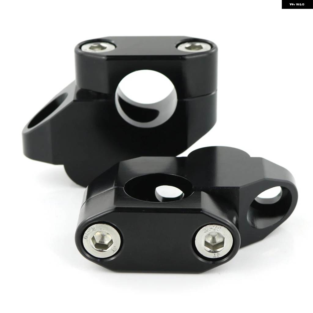 ブランド登録なし - 並行輸入品 ヤマハ XT250 XT225 XT350 XT500 XT600 22MM 7/8in 手持ち部分赤ちょうちん ライザー うしろ側 ムーブアップ マウント ライザ