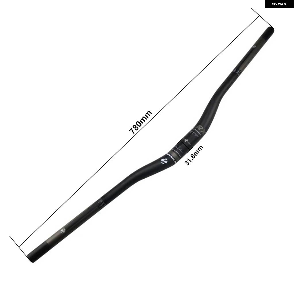 並行輸入品 RXL SL MTB カーボン ハンドルバー ストレート フラット/ライザー ハンドルバー マウンテン バイク 31.8*760/780/800_7
