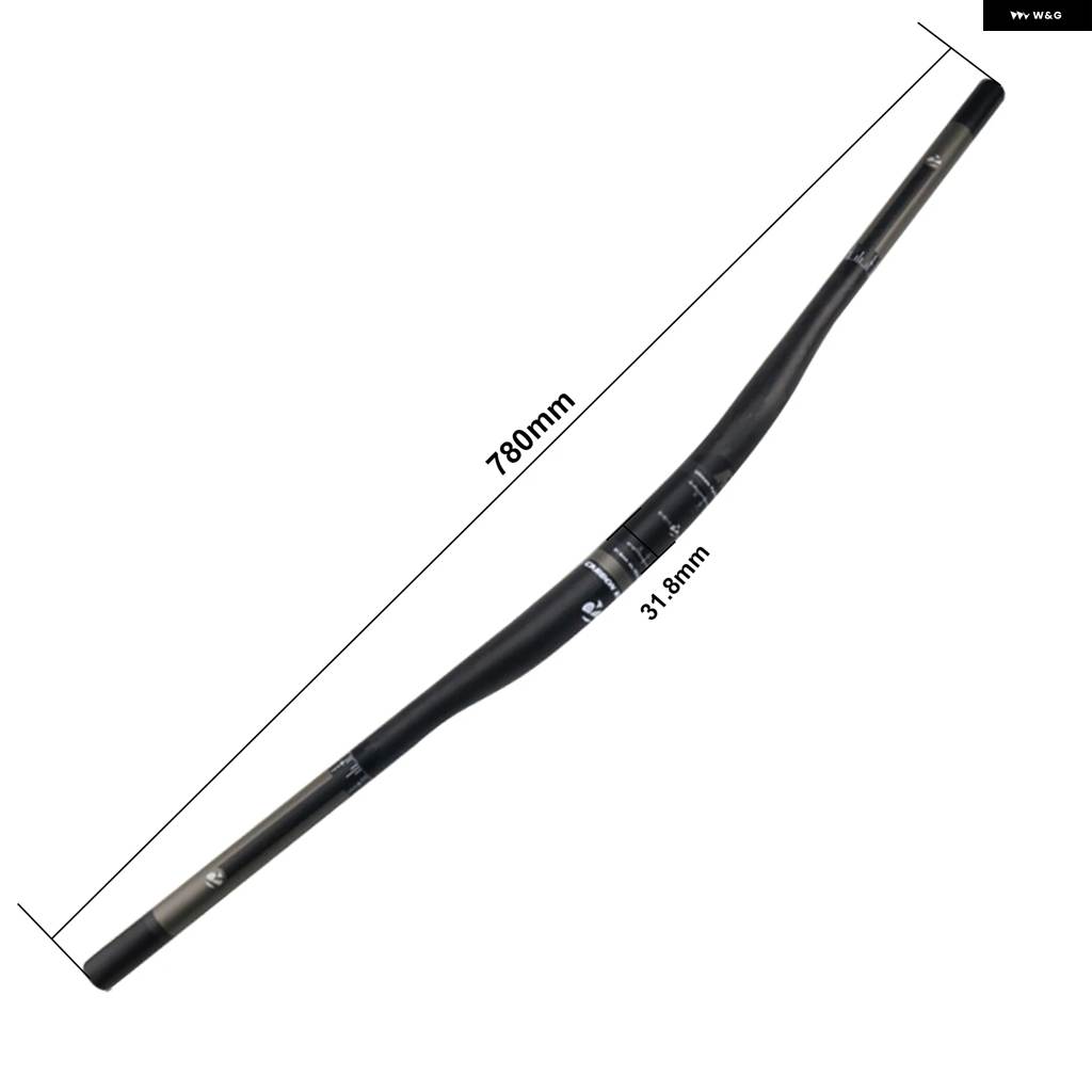 並行輸入品 RXL SL MTB カーボン ハンドルバー ストレート フラット/ライザー ハンドルバー マウンテン バイク 31.8*760/780/800_3